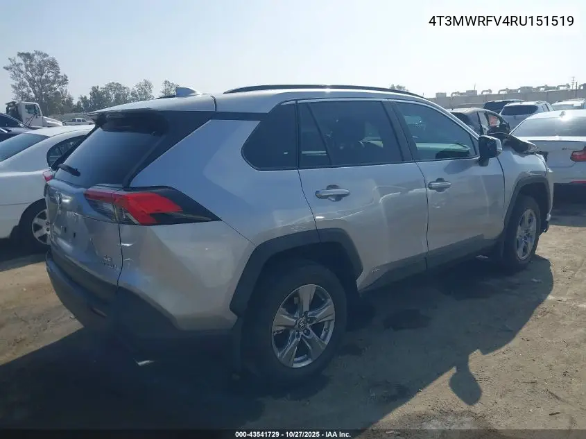 4T3MWRFV4RU151519 2024 Toyota Rav4 Hybrid Le