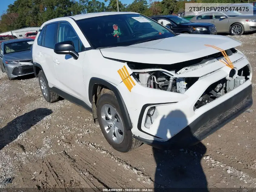 2T3F1RFV2RC474475 2024 Toyota Rav4 Le
