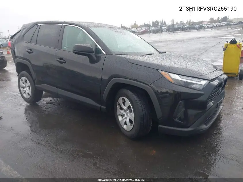 2T3H1RFV3RC265190 2024 Toyota Rav4 Le