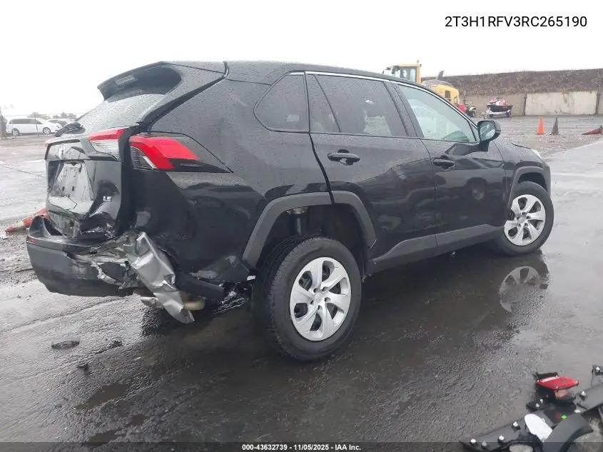 2T3H1RFV3RC265190 2024 Toyota Rav4 Le