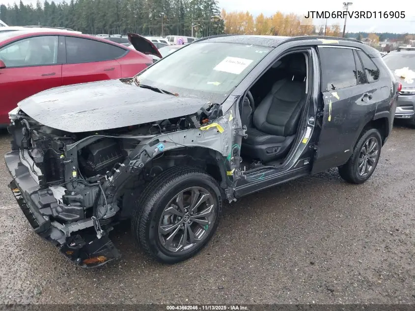 JTMD6RFV3RD116905 2024 Toyota Rav4 Hybrid Limited