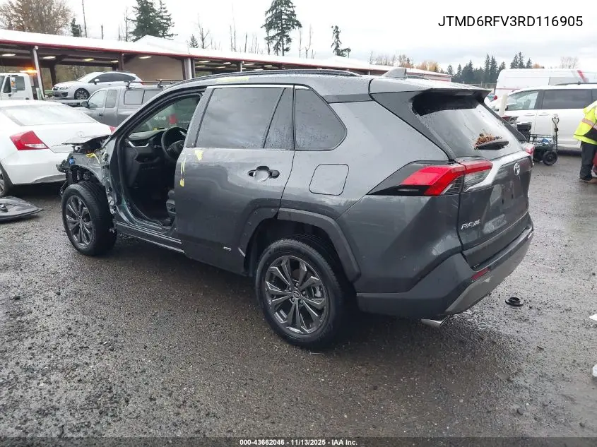 JTMD6RFV3RD116905 2024 Toyota Rav4 Hybrid Limited