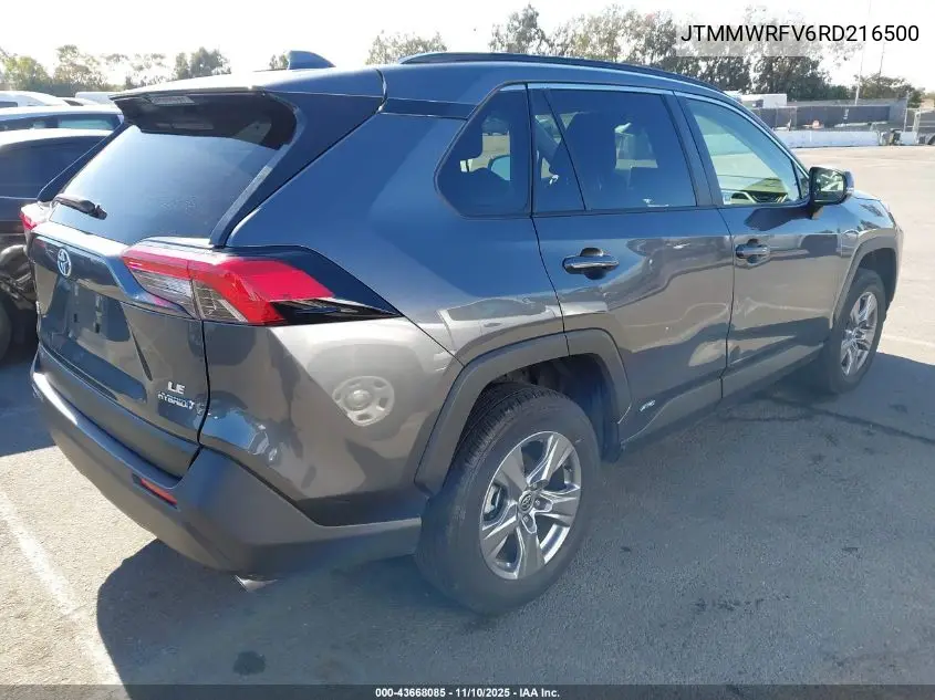 JTMMWRFV6RD216500 2024 Toyota Rav4 Hybrid Le