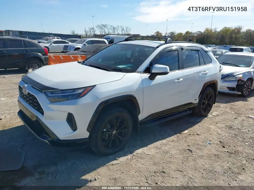 4T3T6RFV3RU151958 2024 Toyota Rav4 Hybrid Se