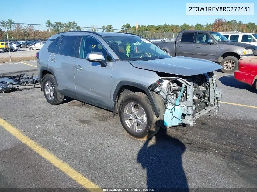 2T3W1RFV8RC272451 2024 Toyota Rav4 Xle