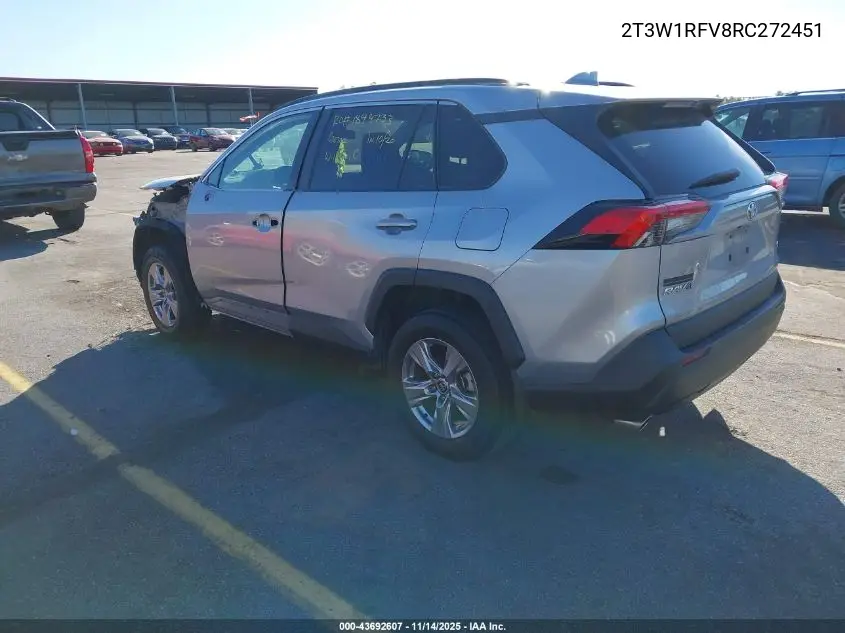 2T3W1RFV8RC272451 2024 Toyota Rav4 Xle
