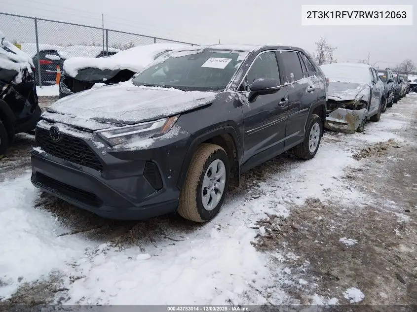 2T3K1RFV7RW312063 2024 Toyota Rav4 Le