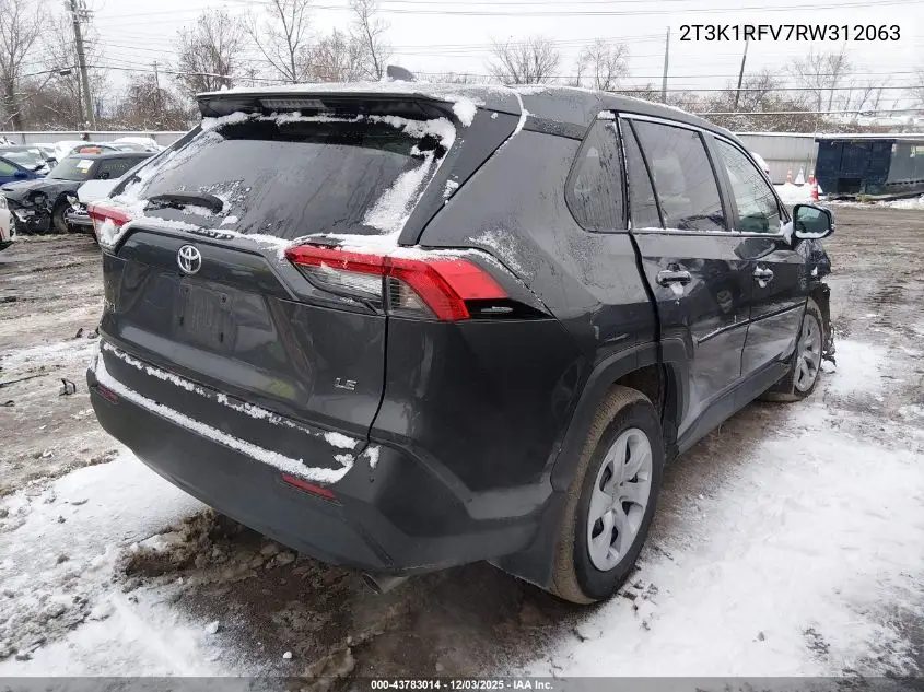2T3K1RFV7RW312063 2024 Toyota Rav4 Le