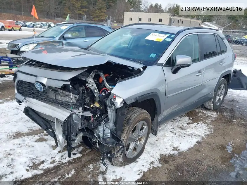 2T3RWRFVXRW240016 2024 Toyota Rav4 Hybrid Xle