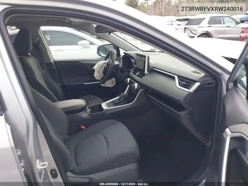 2T3RWRFVXRW240016 2024 Toyota Rav4 Hybrid Xle