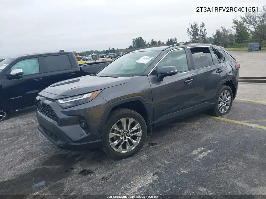 2T3A1RFV2RC401651 2024 Toyota Rav4 Xle Premium