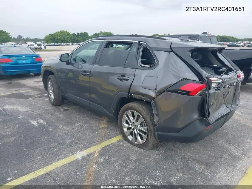 2T3A1RFV2RC401651 2024 Toyota Rav4 Xle Premium