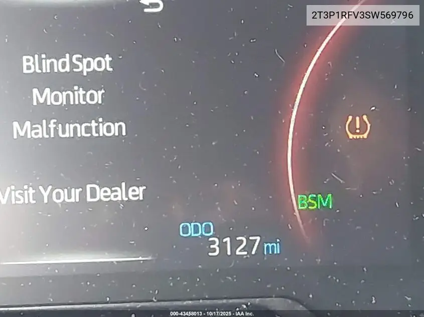 2T3P1RFV3SW569796 2025 Toyota Rav4 Xle