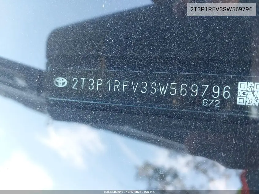 2T3P1RFV3SW569796 2025 Toyota Rav4 Xle