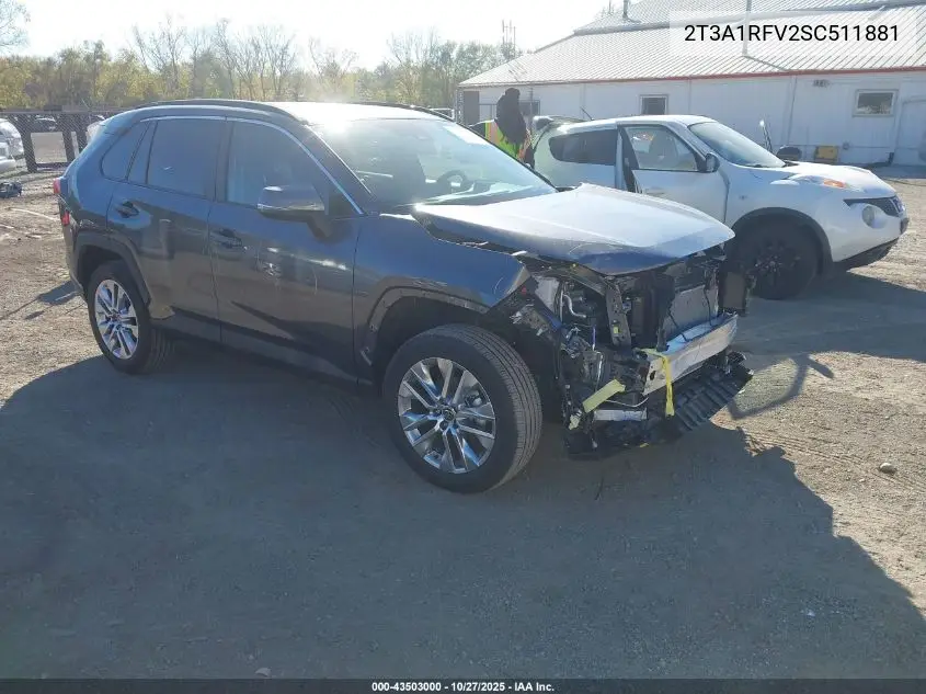 2T3A1RFV2SC511881 2025 Toyota Rav4 Xle Premium