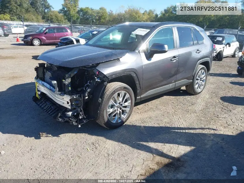 2T3A1RFV2SC511881 2025 Toyota Rav4 Xle Premium