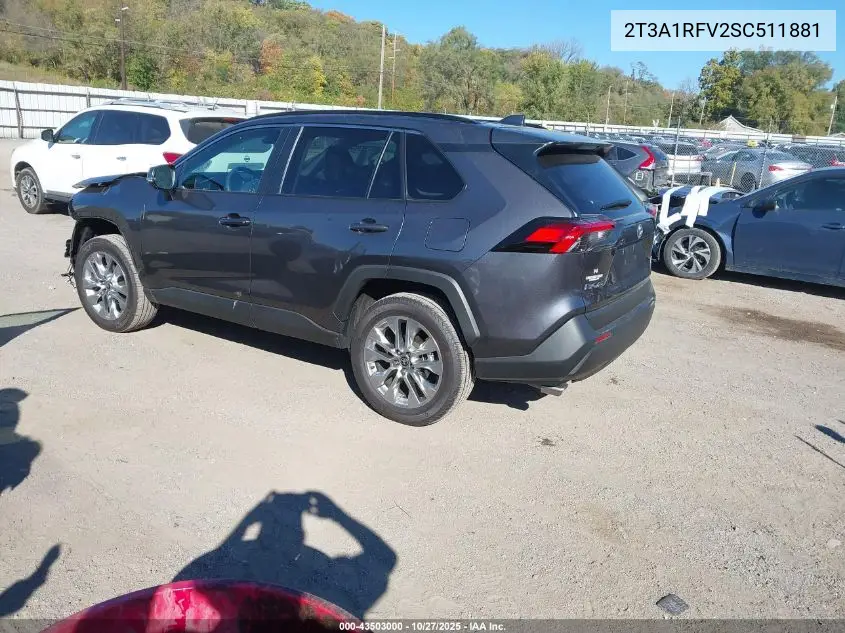 2T3A1RFV2SC511881 2025 Toyota Rav4 Xle Premium