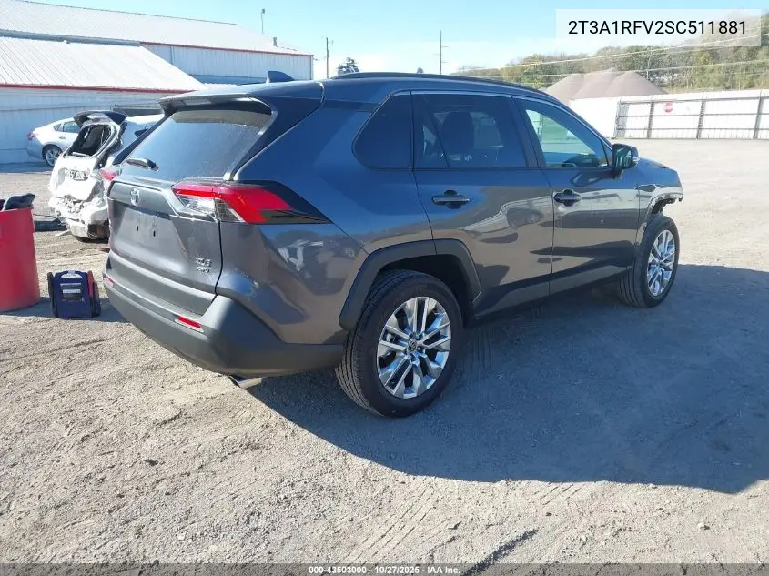 2T3A1RFV2SC511881 2025 Toyota Rav4 Xle Premium