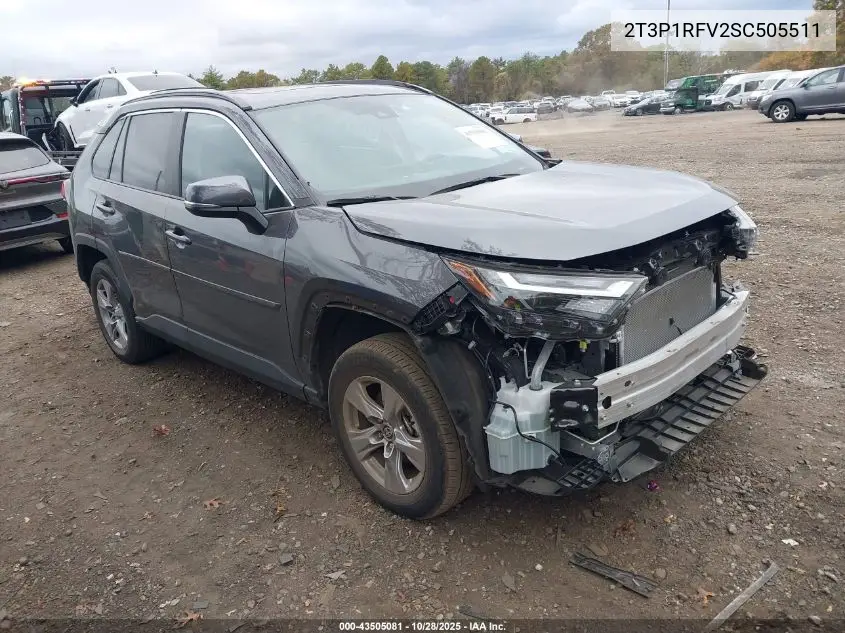 2T3P1RFV2SC505511 2025 Toyota Rav4 Xle