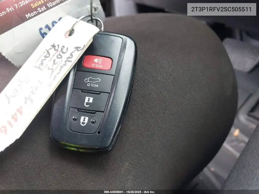 2T3P1RFV2SC505511 2025 Toyota Rav4 Xle