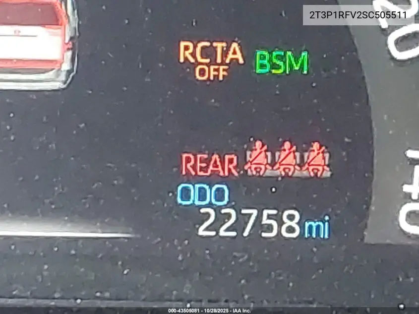 2T3P1RFV2SC505511 2025 Toyota Rav4 Xle