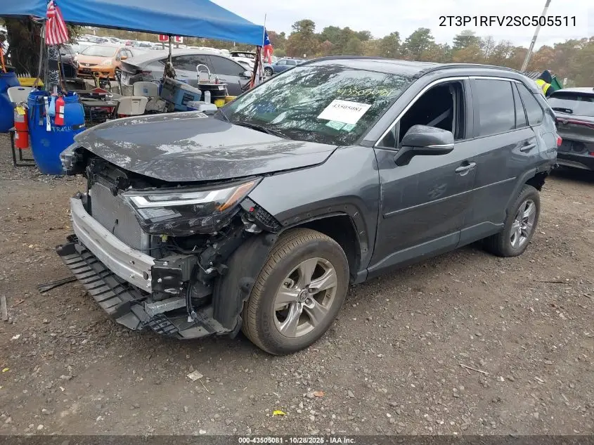 2T3P1RFV2SC505511 2025 Toyota Rav4 Xle