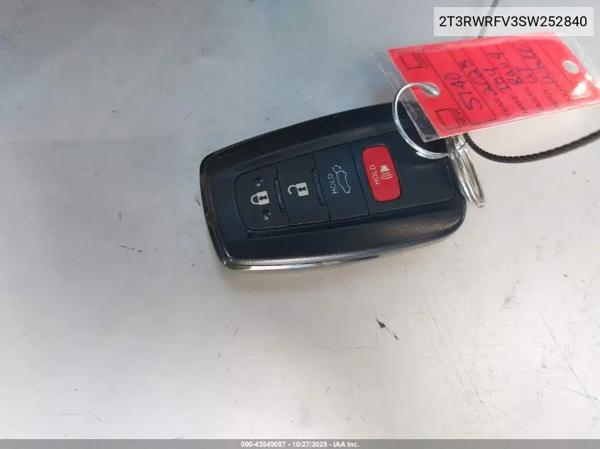 2T3RWRFV3SW252840 2025 Toyota Rav4 Hybrid Xle