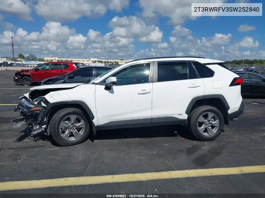 2T3RWRFV3SW252840 2025 Toyota Rav4 Hybrid Xle