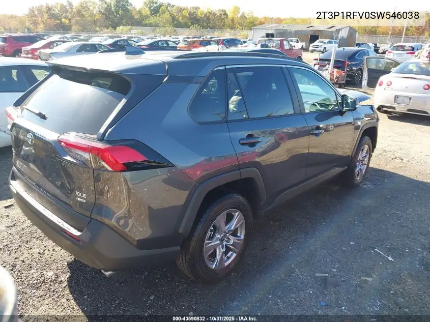 2T3P1RFV0SW546038 2025 Toyota Rav4 Xle