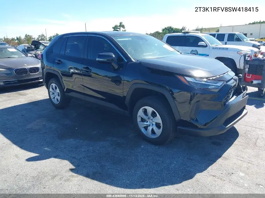 2T3K1RFV8SW418415 2025 Toyota Rav4 Le