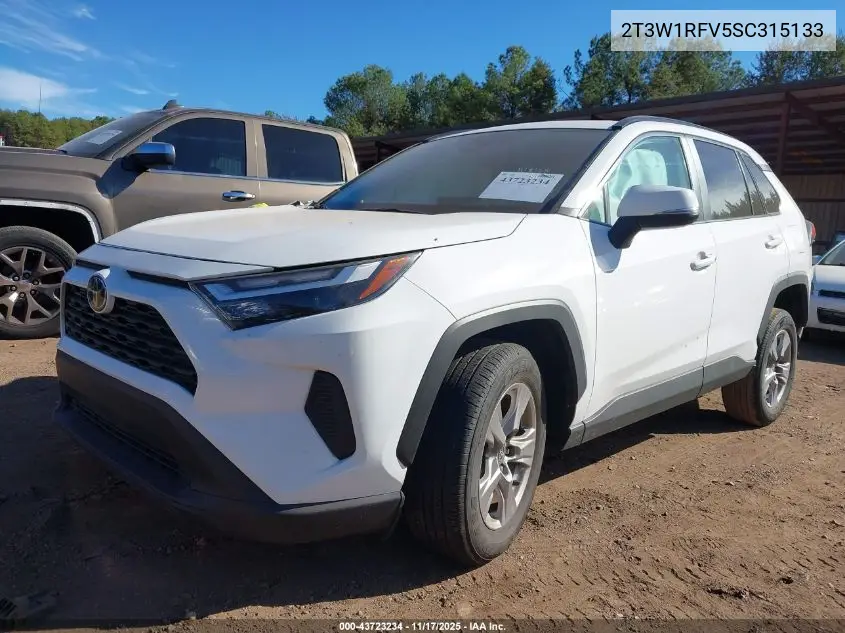 2T3W1RFV5SC315133 2025 Toyota Rav4 Xle