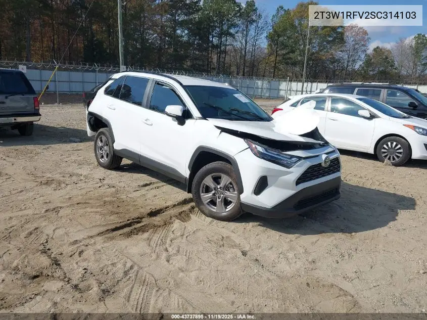 2T3W1RFV2SC314103 2025 Toyota Rav4 Xle