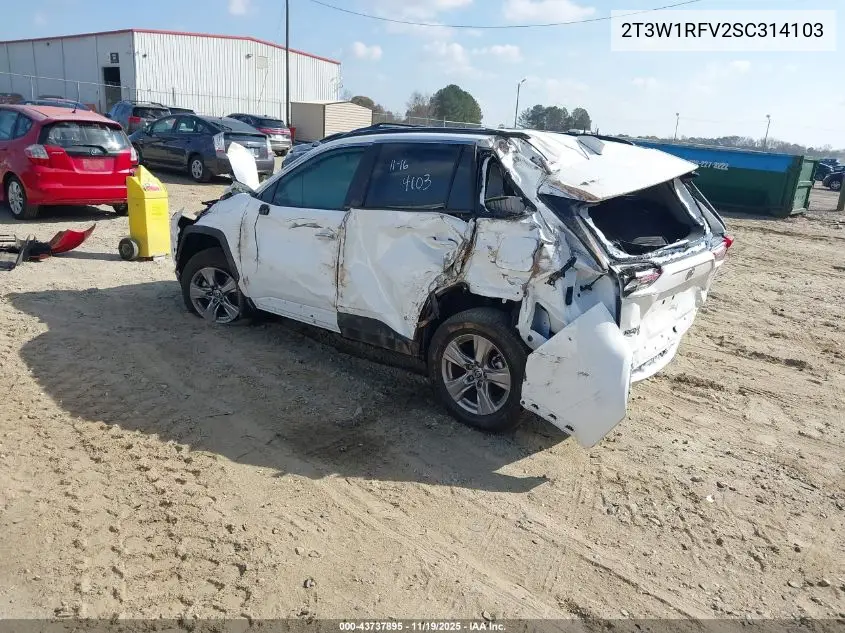 2T3W1RFV2SC314103 2025 Toyota Rav4 Xle