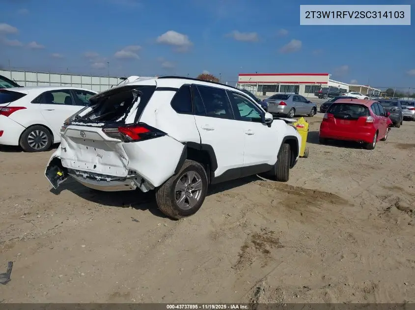 2T3W1RFV2SC314103 2025 Toyota Rav4 Xle