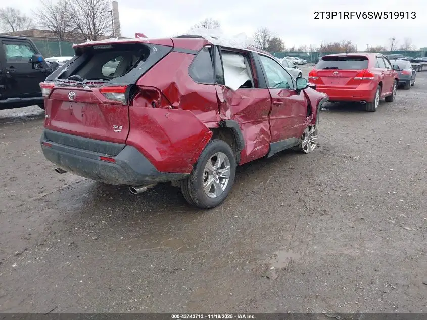 2T3P1RFV6SW519913 2025 Toyota Rav4 Xle