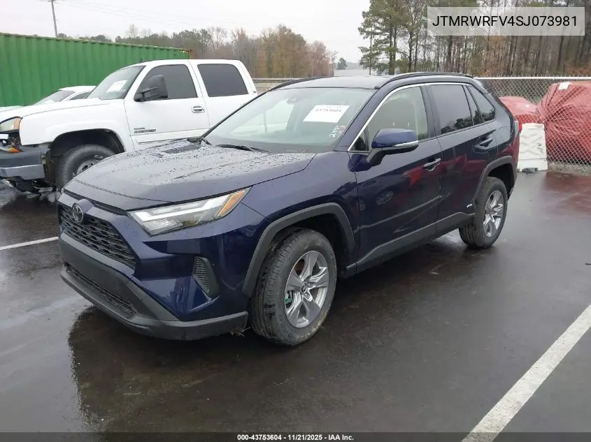 JTMRWRFV4SJ073981 2025 Toyota Rav4 Hybrid Xle