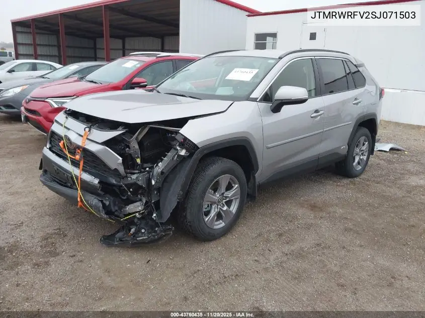 JTMRWRFV2SJ071503 2025 Toyota Rav4 Hybrid Xle