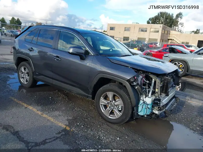 JTMRWRFV1SD316998 2025 Toyota Rav4 Hybrid Xle