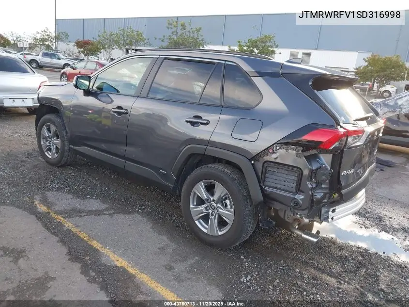 JTMRWRFV1SD316998 2025 Toyota Rav4 Hybrid Xle