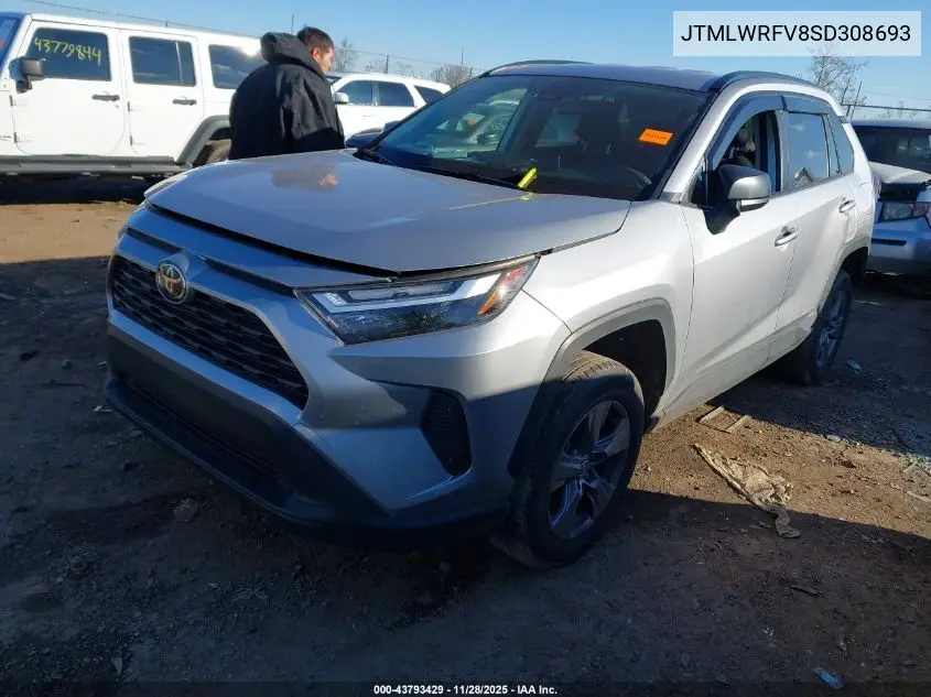 JTMLWRFV8SD308693 2025 Toyota Rav4 Hybrid Le