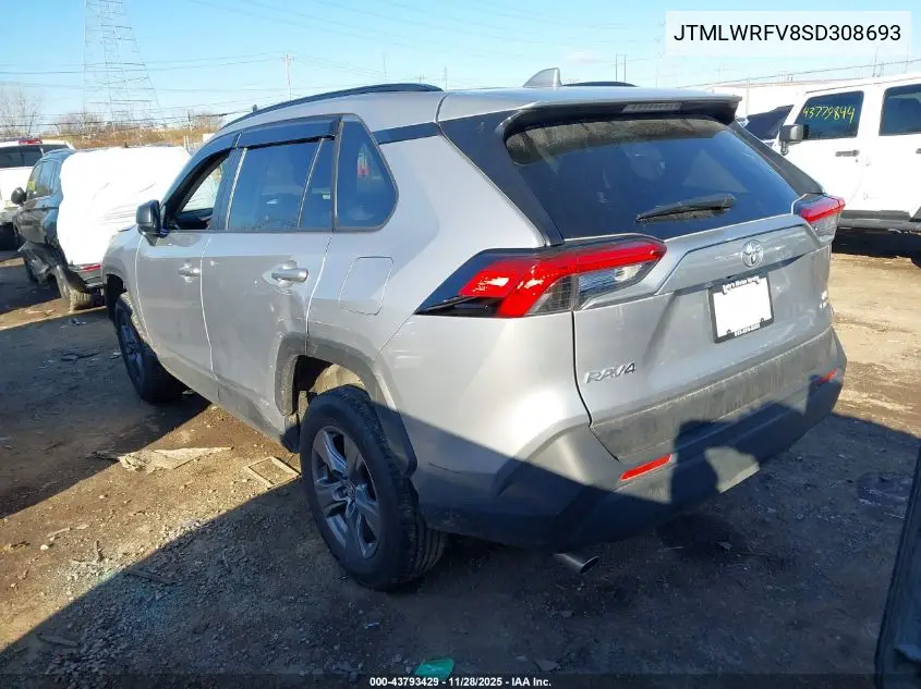 JTMLWRFV8SD308693 2025 Toyota Rav4 Hybrid Le