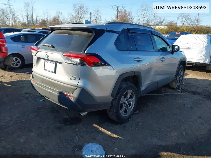 JTMLWRFV8SD308693 2025 Toyota Rav4 Hybrid Le