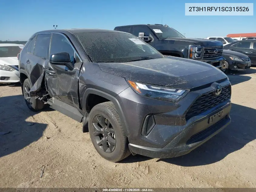 2T3H1RFV1SC315526 2025 Toyota Rav4 Le