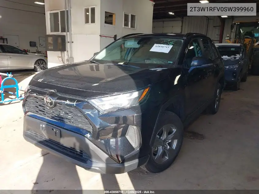 2T3W1RFV0SW399960 2025 Toyota Rav4 Xle