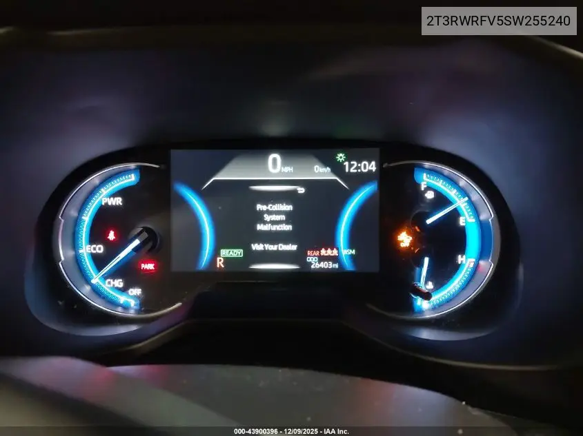 2T3RWRFV5SW255240 2025 Toyota Rav4 Hybrid Xle