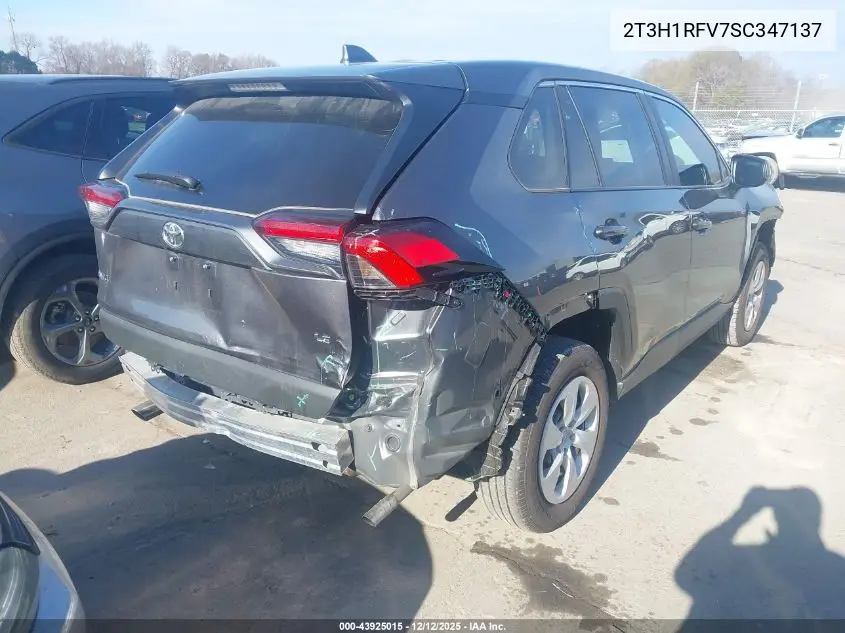 2T3H1RFV7SC347137 2025 Toyota Rav4 Le