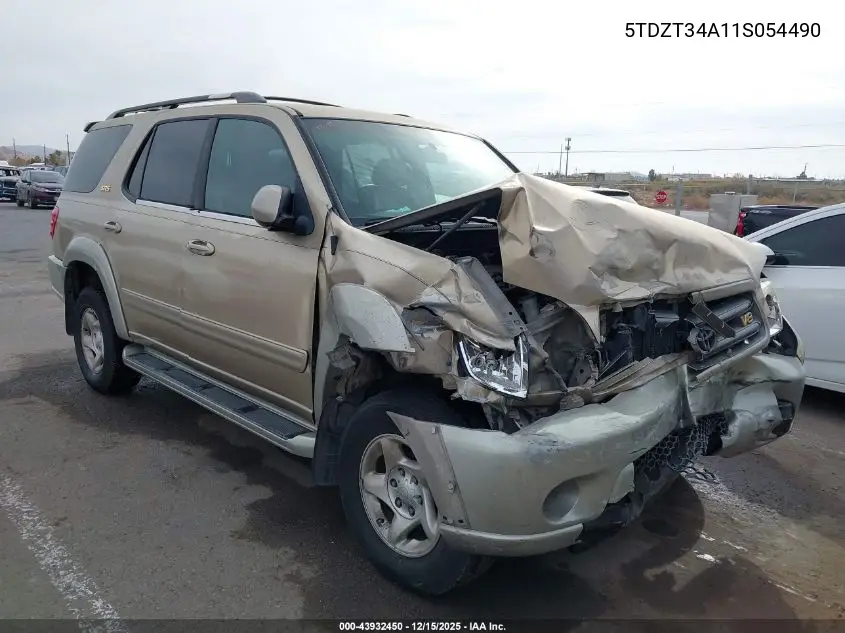 5TDZT34A11S054490 2001 Toyota Sequoia Sr5 V8