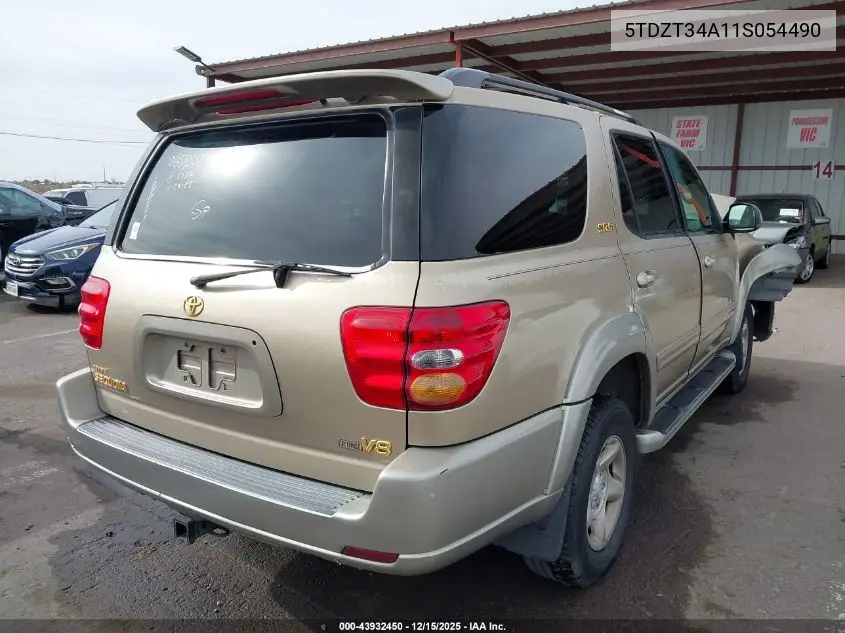 5TDZT34A11S054490 2001 Toyota Sequoia Sr5 V8