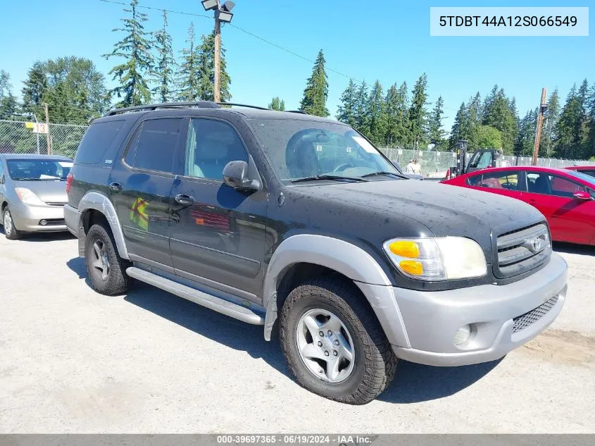 2002 Toyota Sequoia Sr5 V8 VIN: 5TDBT44A12S066549 Lot: 39697365