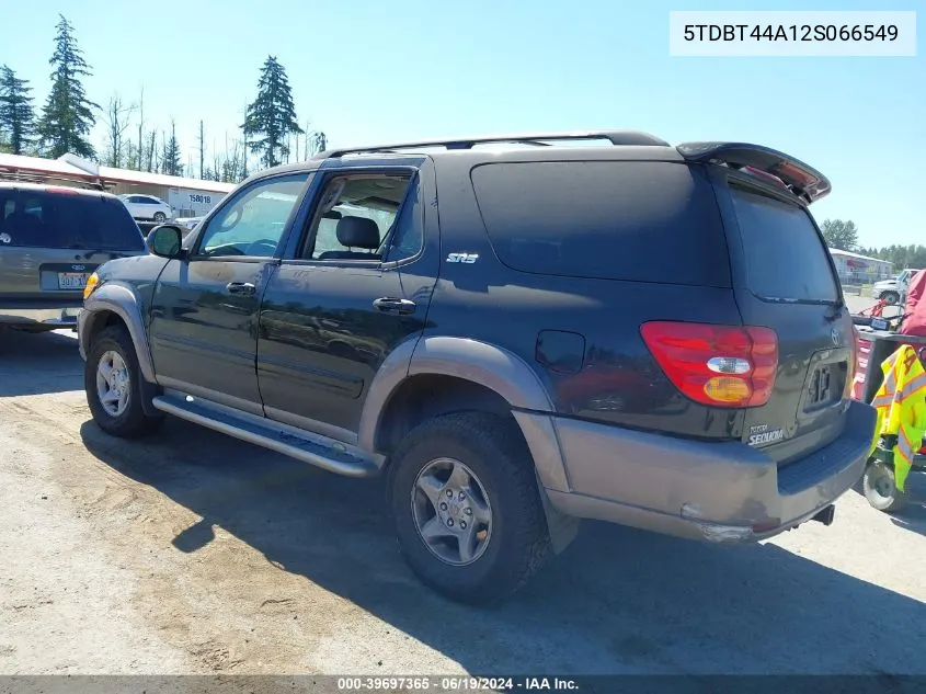 2002 Toyota Sequoia Sr5 V8 VIN: 5TDBT44A12S066549 Lot: 39697365